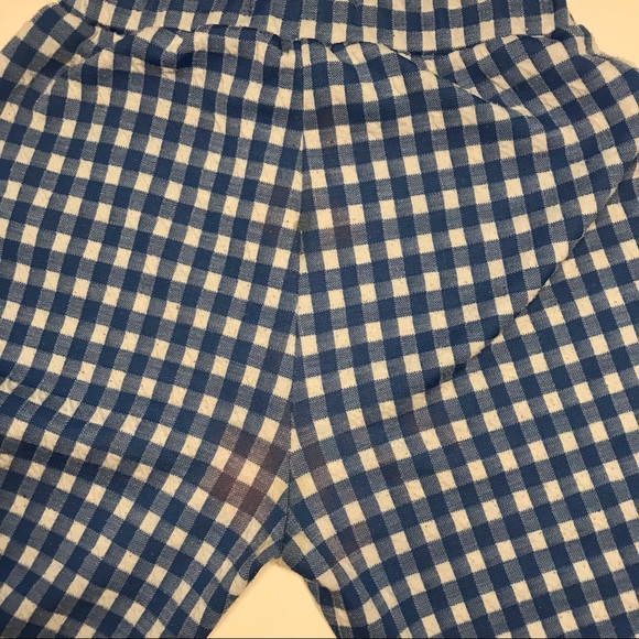 Urban Outfitters blue gingham flared pants - Picture 4 of 4